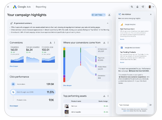 ask advisor google ads